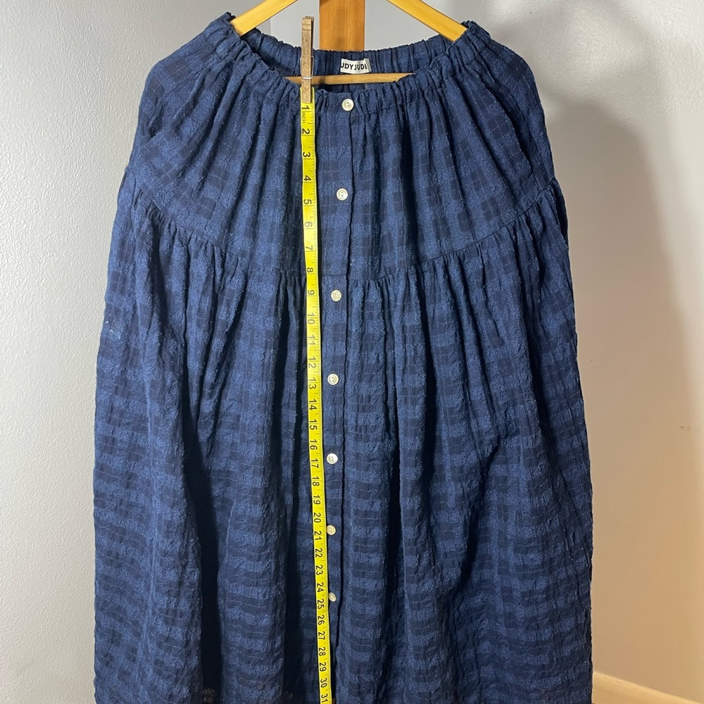 Rudy Jude Deep Blue plaid Janey Skirt size M, Excellent condition! 𓏲 ࣪₊♡𓂃